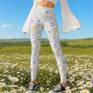 Lilac-Puppe hat ein Muster-Set in Molsien Leggings