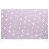 Lilac Purple Flowers Boho Ästhetisches Muster Stoff (Fat Quarter (45,7 x 55,9 cm))