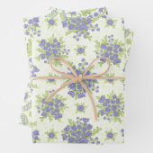 Lilac Purple Flowers Geschenkpapier Set (Beispiel)