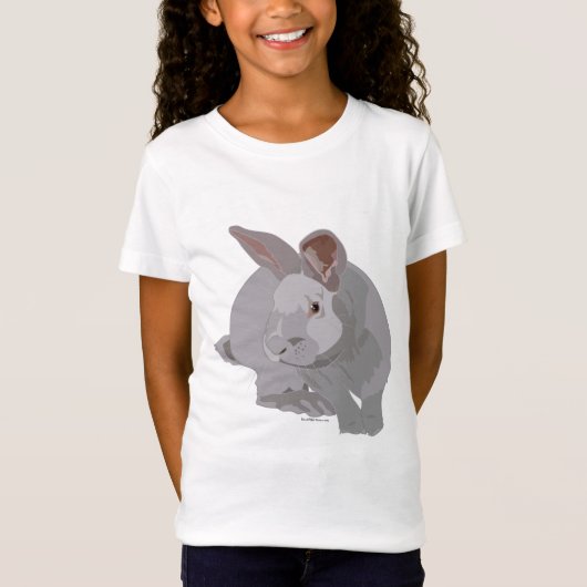Lilac Rabbit T-Shirt (Vorderseite)