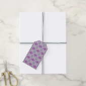 LILAC RAUTE STRICK Gift Tags Geschenkanhänger (Mit Garn)