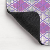 LILAC RAUTE STRICK Mouse Pad Mousepad (Ecke)