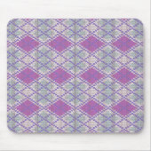 LILAC RAUTE STRICK Mouse Pad Mousepad (Vorne)