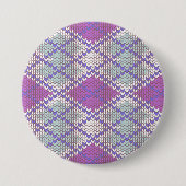 LILAC RAUTE STRICK Round-Button-Taste Button (Vorderseite)