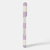 Lilac Retro Karo Case-Mate iPhone Hülle (Rückseite / Rechts)