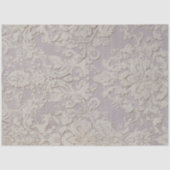 Lilac Reverie III Damask Pattern Tile Seidenpapier (Vorderseite)