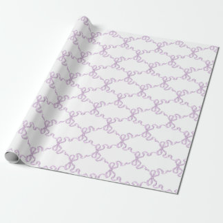 lilac Ribbon Trellis Geschenkpapier