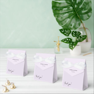 Lilac Romantic Calligraphy Geschenkschachtel