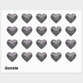 Lilac Rose Chalkboard Wedding Stickers (Blatt)