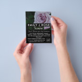 Lilac Rose, Florist, Floristrische Werbung Flyer (Gruppe)