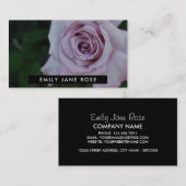 Lilac Rose, Floristry Visitenkarte (Vorne/Hinten)