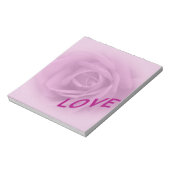 Lilac-Rose für Liebe Notizblock (Rotiert)