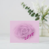 Lilac-Rose für Liebe Postkarte (Stehend Vorderseite)