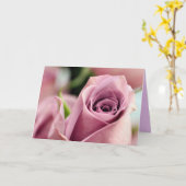 Lilac Rose Karte (Gelbe Blume)