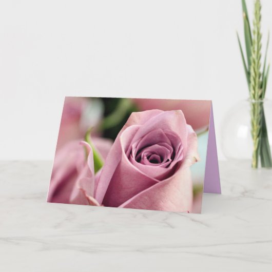 Lilac Rose Karte (Vorderseite)