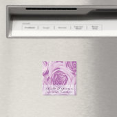 Lilac Rose Save the Date Kühlschrankmagnet (In Situ (Geschirrspüler))