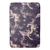 Lilac, Rose und weiße Drachen Bath Mat Badematte (Vorderseite Vertikal)