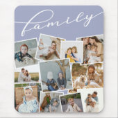 Lilac Scattered Fotos Foto Collage Family Mousepad (Vorne)