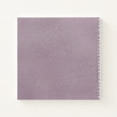 Lilac Script Letters to My Daughter Keepake Notizblock (Rückseite)