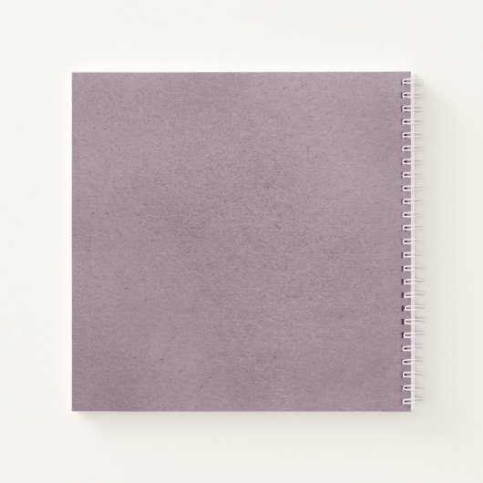 Lilac Script Letters to My Daughter Keepake Notizblock (Rückseite)