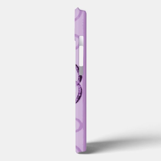 Lilac scrollwork muster Case-Mate iPhone case (Rückseite / Links)