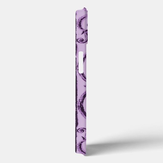 Lilac scrollwork muster Case-Mate iPhone case (Rückseite / Rechts)