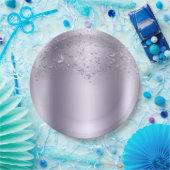 Lilac Shimmer Flutter Butterfly Sweet 16 Party Pappteller (Party)