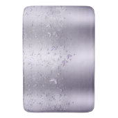 Lilac Shimmer Glitzer Sparkle Flutter Butterfly Badematte (Vorderseite Vertikal)