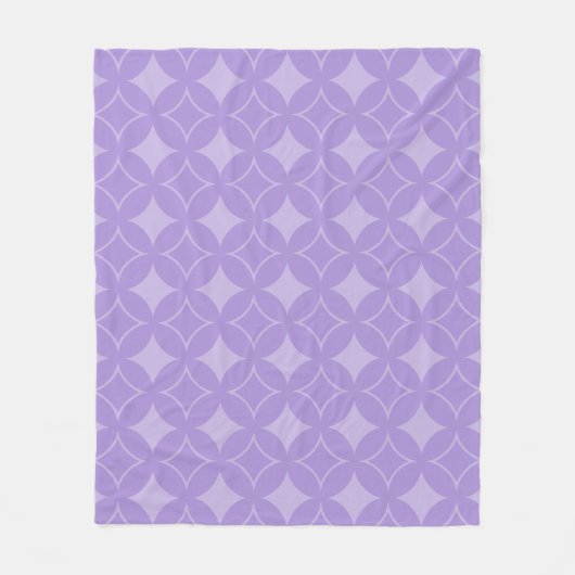 Lilac Shippo Muster Fleecedecke (Vorderseite)