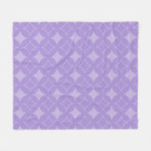 Lilac Shippo Muster Fleecedecke (Vorderseite (Horizontal))