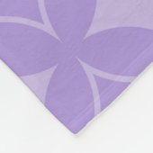 Lilac Shippo Muster Fleecedecke (Ecke)