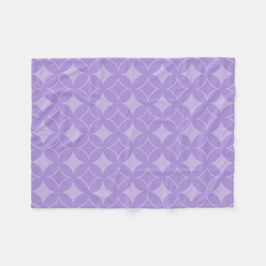 Lilac Shippo Muster Fleecedecke (Vorderseite (Horizontal))