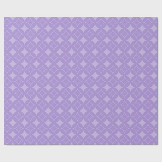 Lilac Shippo Muster Geschenkpapier (Flach)