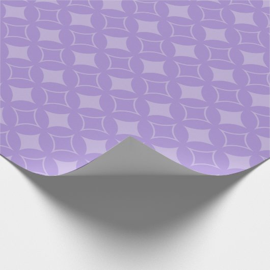 Lilac Shippo Muster Geschenkpapier (Ecke)