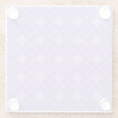 Lilac Shippo Muster Glasuntersetzer (Rückseite)