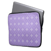 Lilac Shippo Muster Laptopschutzhülle (Vorderseite Links)