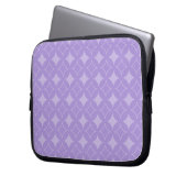 Lilac Shippo Muster Laptopschutzhülle (Vorderseite Links)