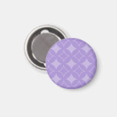 Lilac Shippo Muster Magnet (Vorderseite/Rückseite)