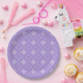 Lilac Shippo Muster Pappteller (Party)
