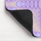 Lilac Silk Abstrakt Zwei Weihnachtsgeschenk Mousepad (Ecke)