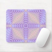 Lilac Silk Abstrakt Zwei Weihnachtsgeschenk Mousepad (Mit Mouse)