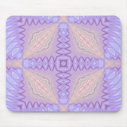Lilac Silk Abstrakt Zwei Weihnachtsgeschenk Mousepad (Vorne)