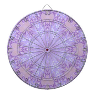Lilac Silk Christmas Abstrakt Dartscheibe