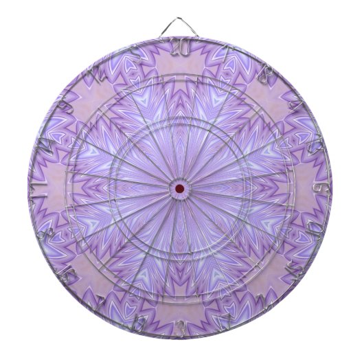 Lilac Silk Christmas Abstrakt Dartscheibe (vorne)