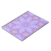 Lilac Silk Christmas Abstrakt Notizblock (Linke Seite)