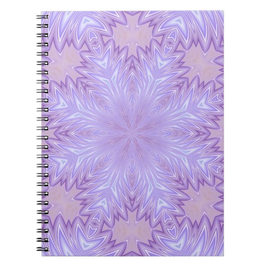 Lilac Silk Christmas Abstrakt Notizblock (Vorderseite)