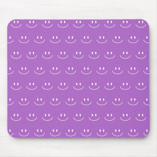 Lilac Smile Pattern Mouse Pad Mousepad (Vorne)