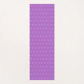 Lilac Smile Pattern Yoga Mat Yogamatte (Vorderseite)