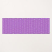 Lilac Smile Pattern Yoga Mat Yogamatte (Vorderseite (Horizontal))