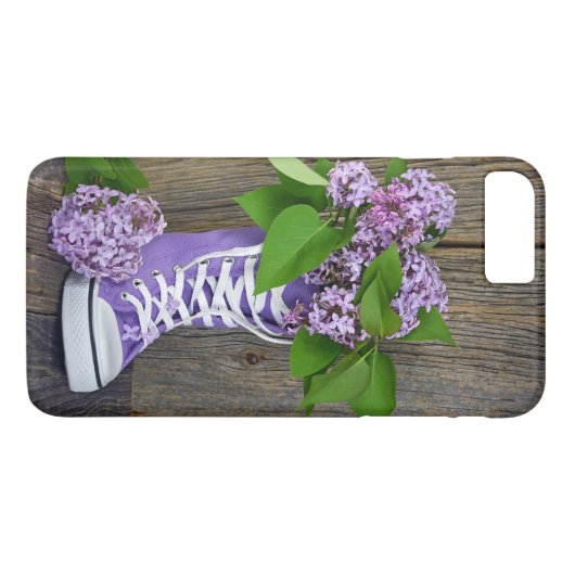 Lilac Sneaker Case-Mate iPhone Hülle (Rückseite (Horizontal))